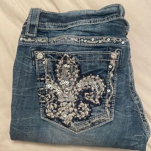 Miss Me cuffed Capri